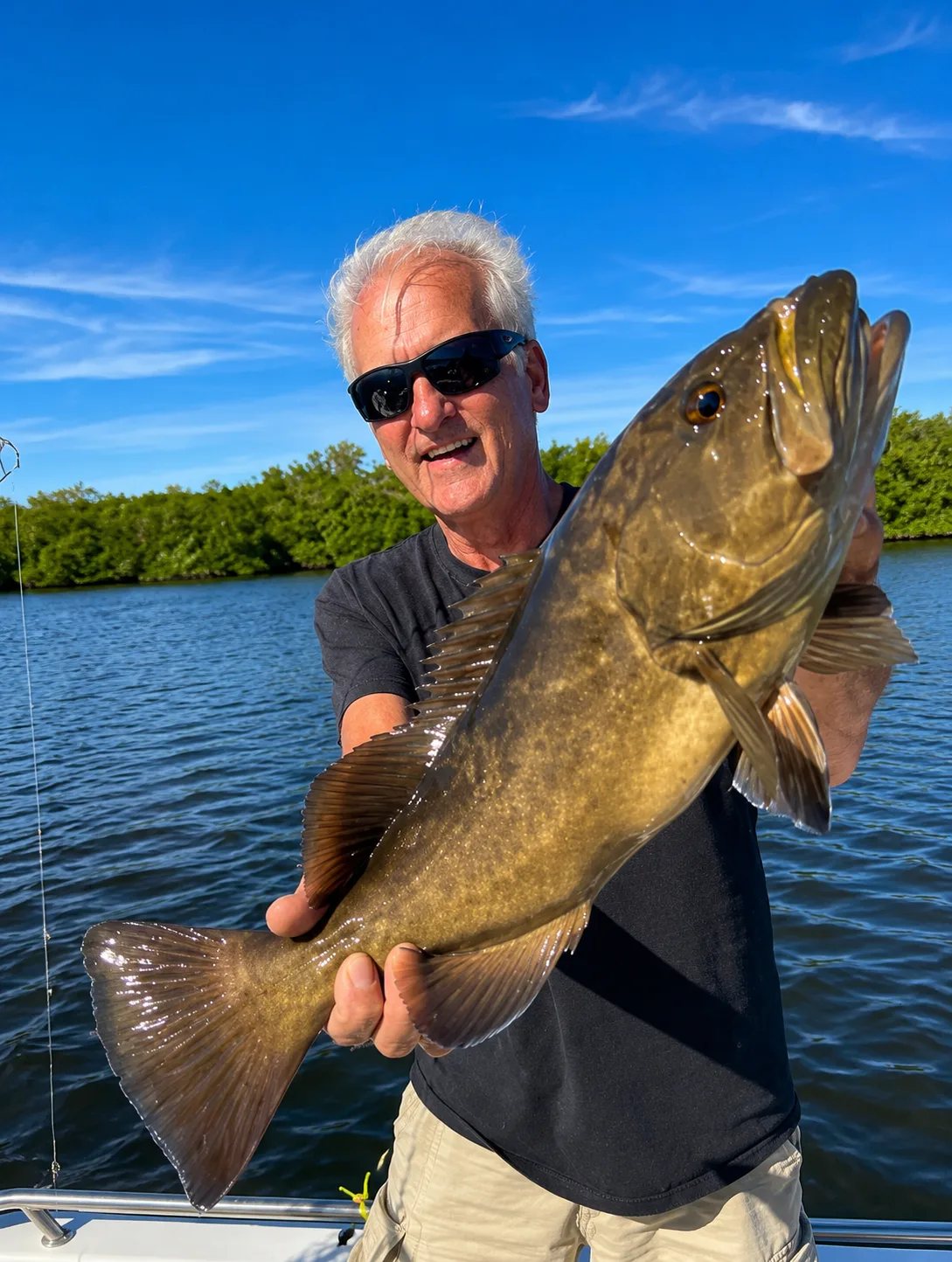 Gag & goliath grouper caught with the charter